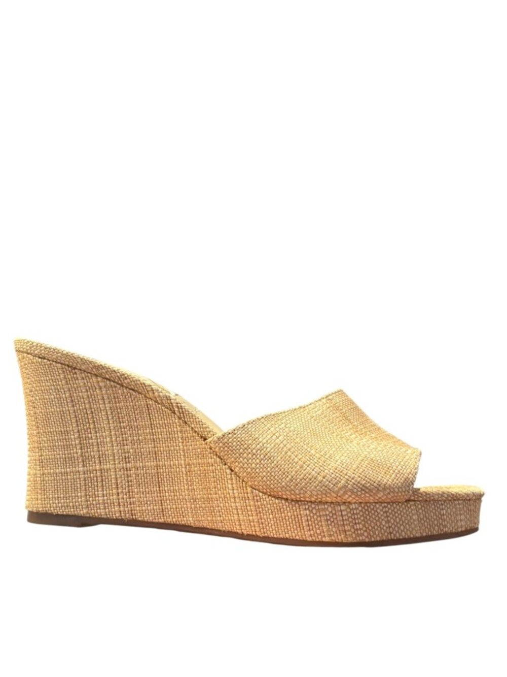 Jessica Simpson JP Allynnia Woven Wedge Sandals 7.5 Preppy Boho Retro Coquette
